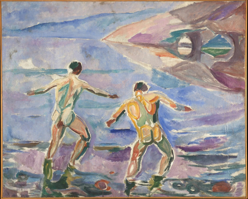Mændene, der bader - Edvard Munch