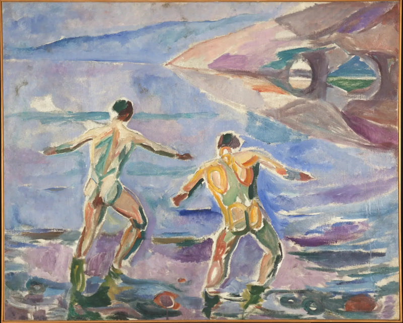 Mændene, der bader - Edvard Munch