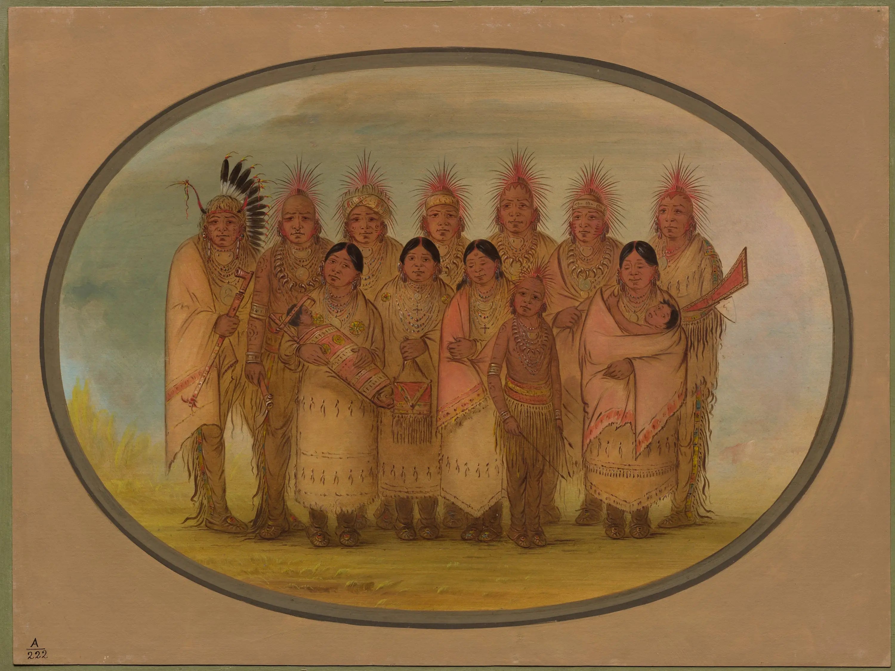 Les Indiens de l’Iowa qui ont visité Londres et Paris - George Catlin - Alpha Reproduction