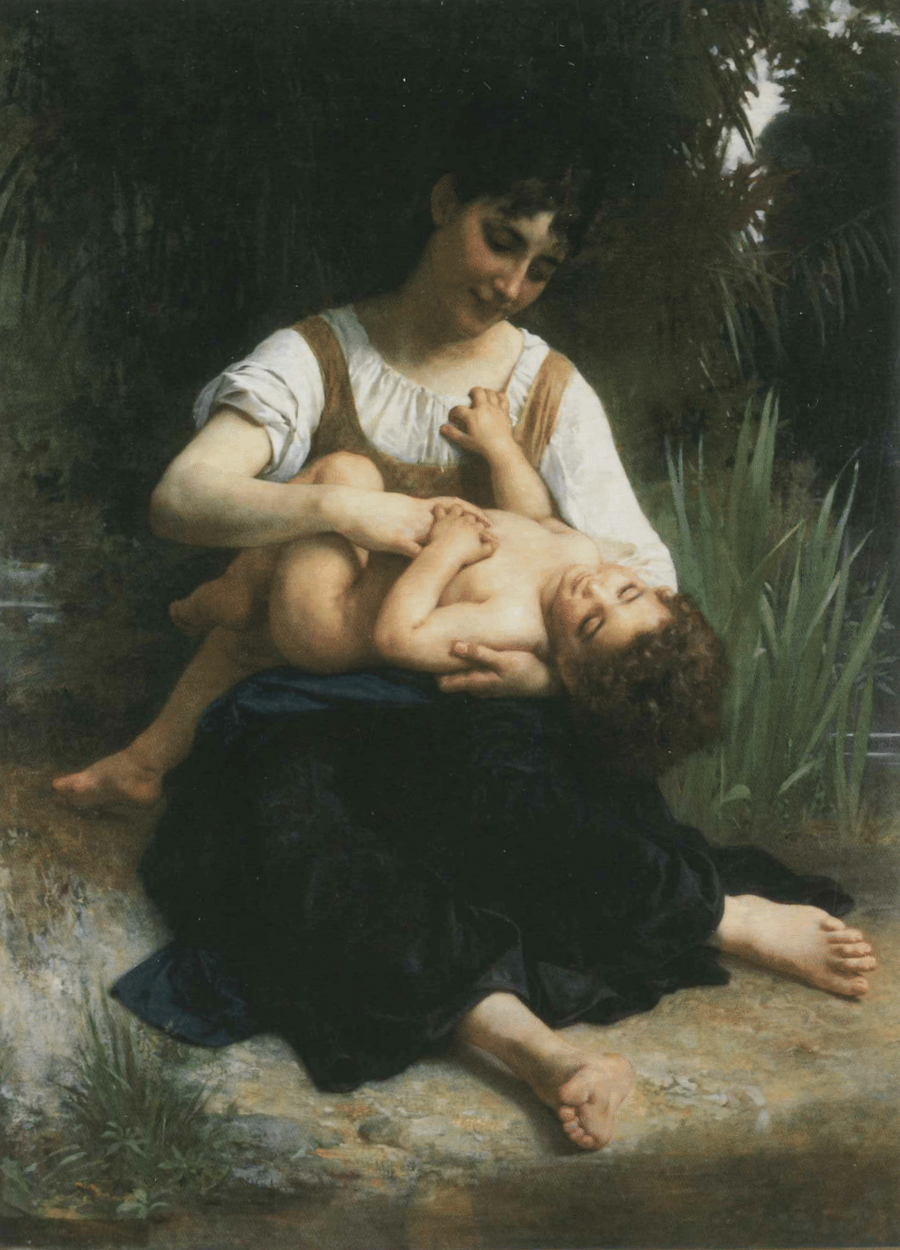 Les Joies d’une mère - Bouguereau