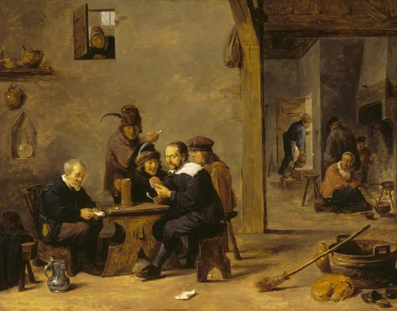Kortspillerne - David Teniers den Yngre