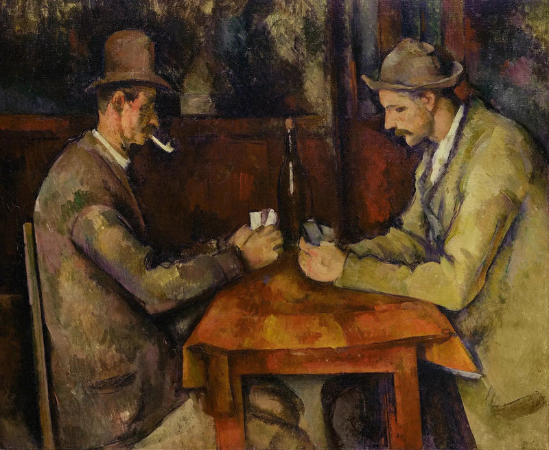 Kortspillere - Paul Cézanne