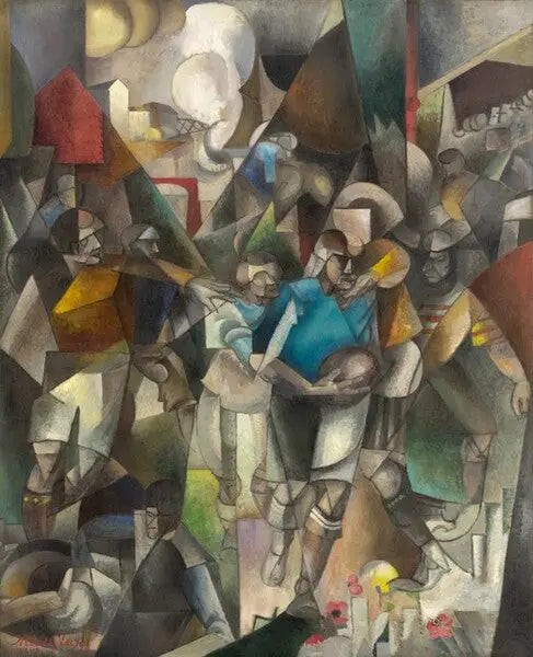 Les Joueurs de football - Albert Gleizes - Alpha Reproduction