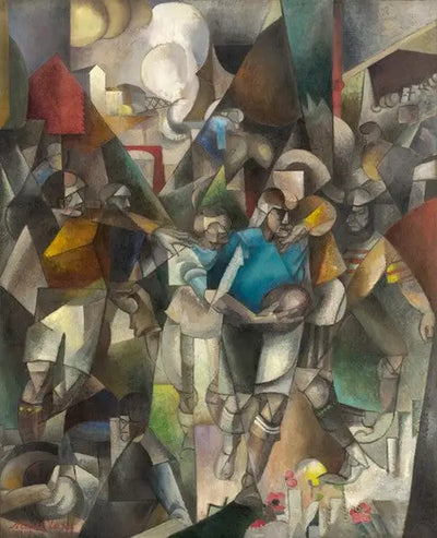 Les Joueurs de football - Albert Gleizes - Alpha Reproduction