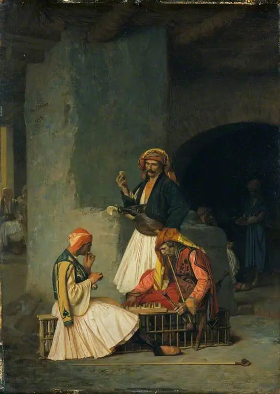 De udvalgte spillere - Jean-Léon Gérôme