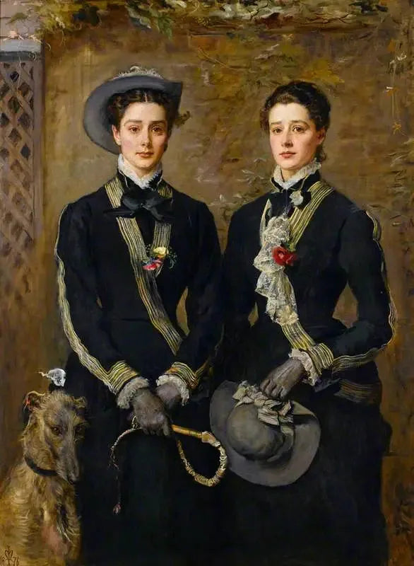 Kikkertparret, Kate og Grace Hoare - John Everett Millais