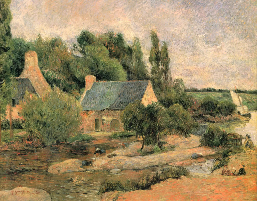 Vaskekonerne i Pont-Aven - Paul Gauguin