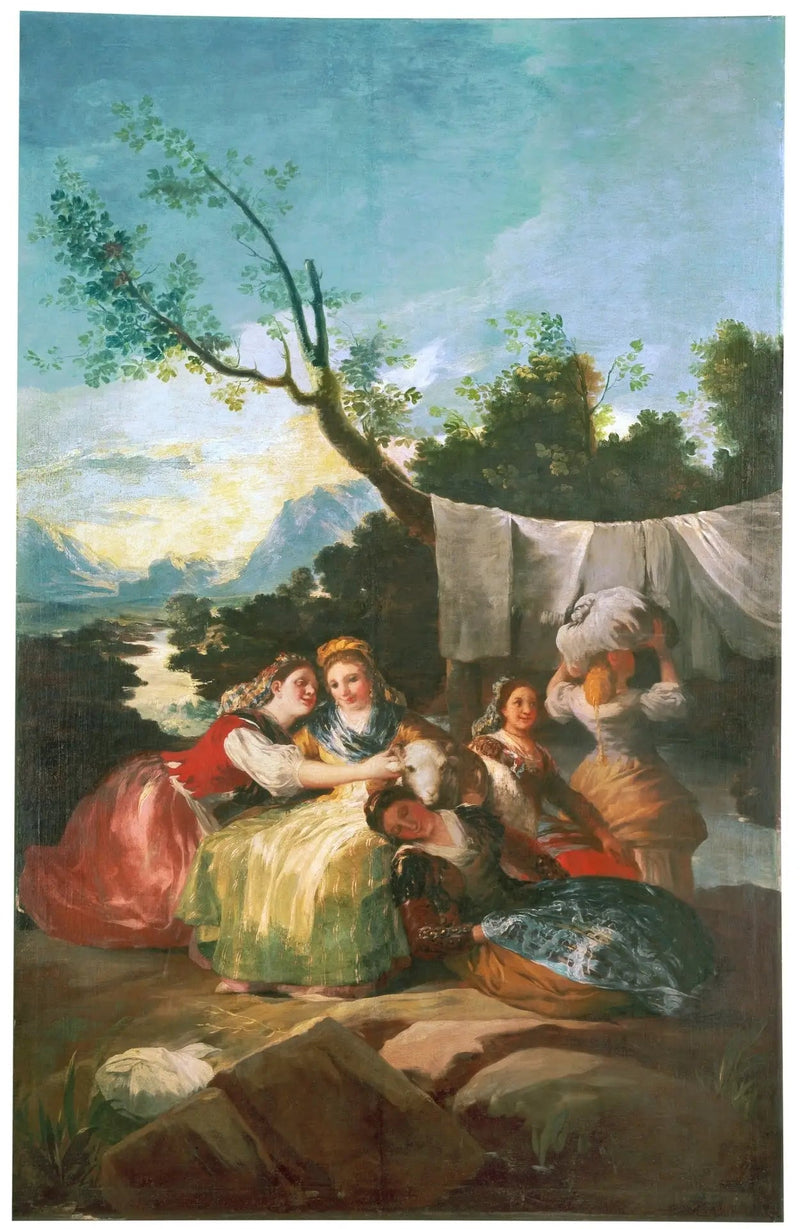 Vaskekonerne - Francisco de Goya