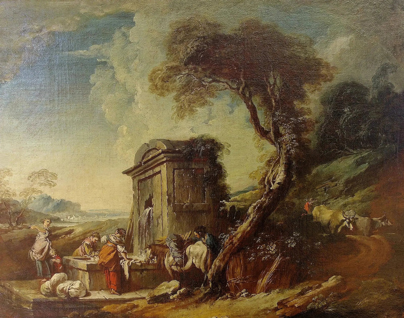 Les Lavandières - François Boucher