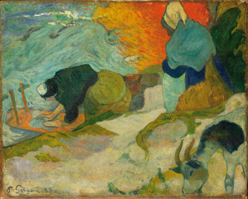 Vaskemaskiner i Arles - Paul Gauguin