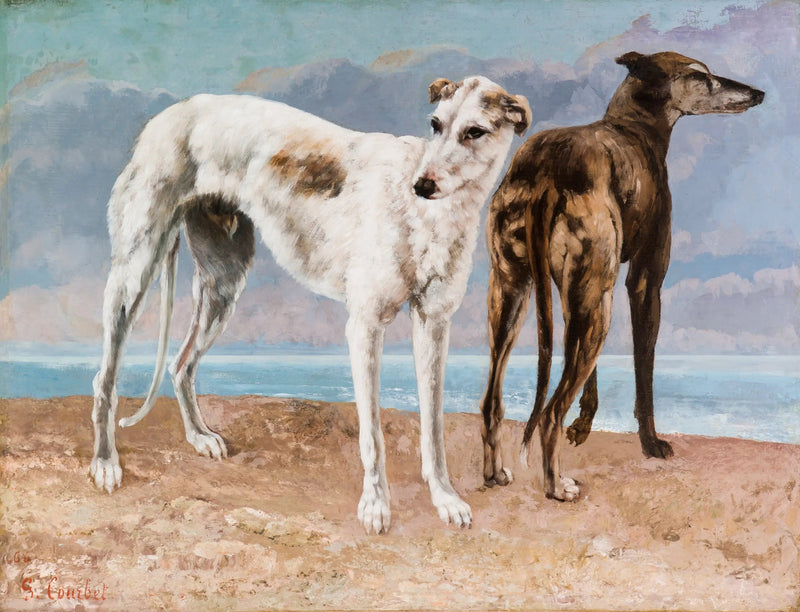 Grev de Choiseuls gravhunde - Gustave Courbet