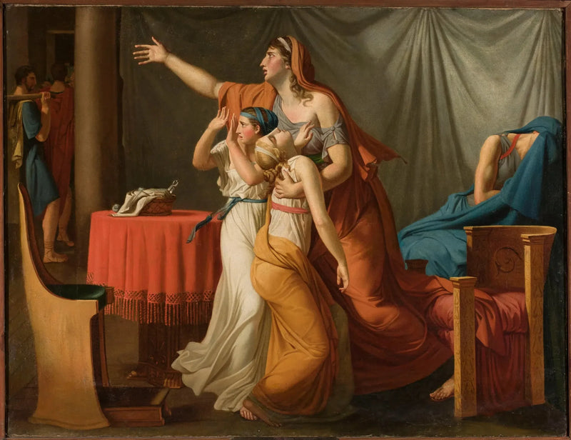 Licenserne bringer Brutus sine sønners lig - Jacques-Louis David