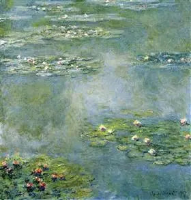 Les lilies d'eau - Claude Monet image 1 copie peinte à la main à l’huile