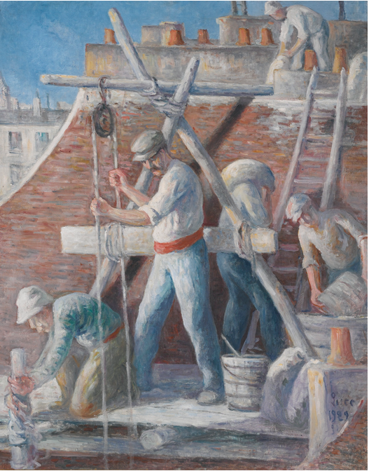Murværkere - Maximilien Luce