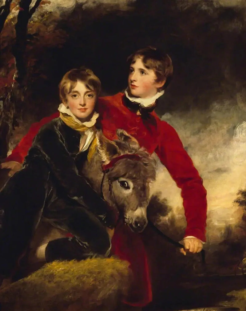 Mester Pattisson: William Henry Ebenezer Pattisson (1801-1832) og Jacob Howell Pattisson (1803-1874) - Thomas Lawrence