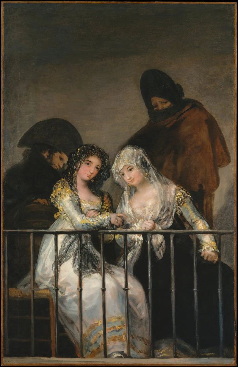 Majaerne på balkonen - Francisco de Goya