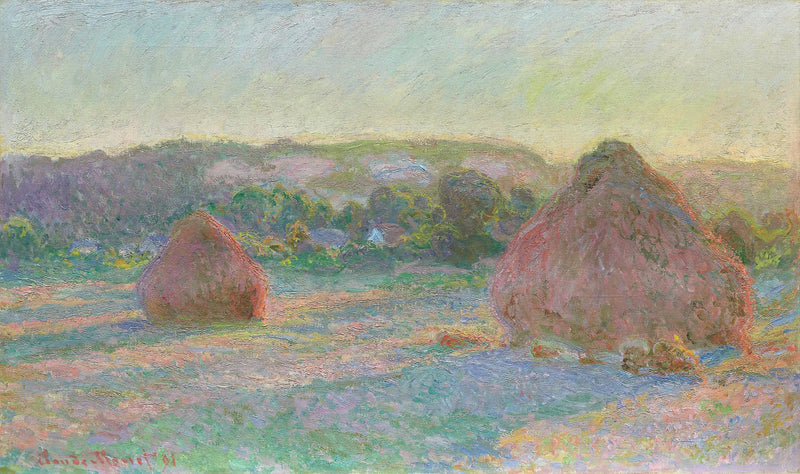 Hvedemarker (sensommer) - Claude Monet