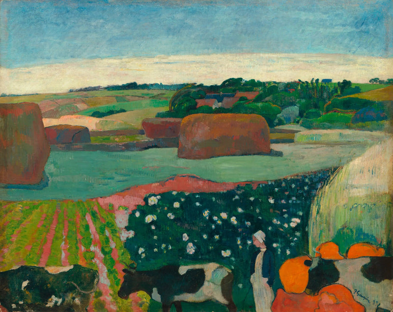 Møllerne eller Kartoffelmarken - Paul Gauguin