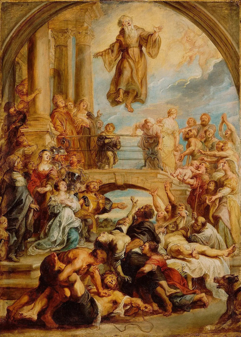 Miraklerne af Saint François de Paule - Peter Paul Rubens