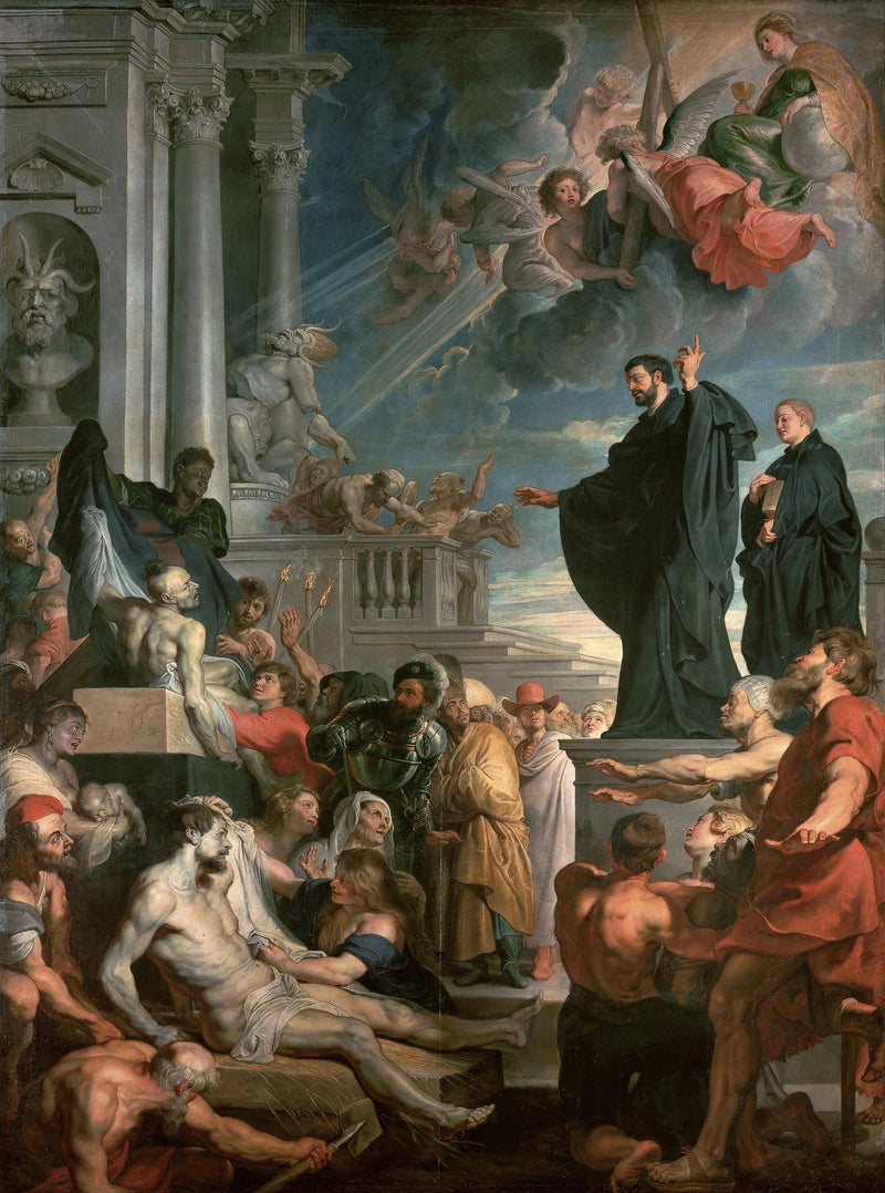 Miraklerne af Saint François-Xavier - Peter Paul Rubens