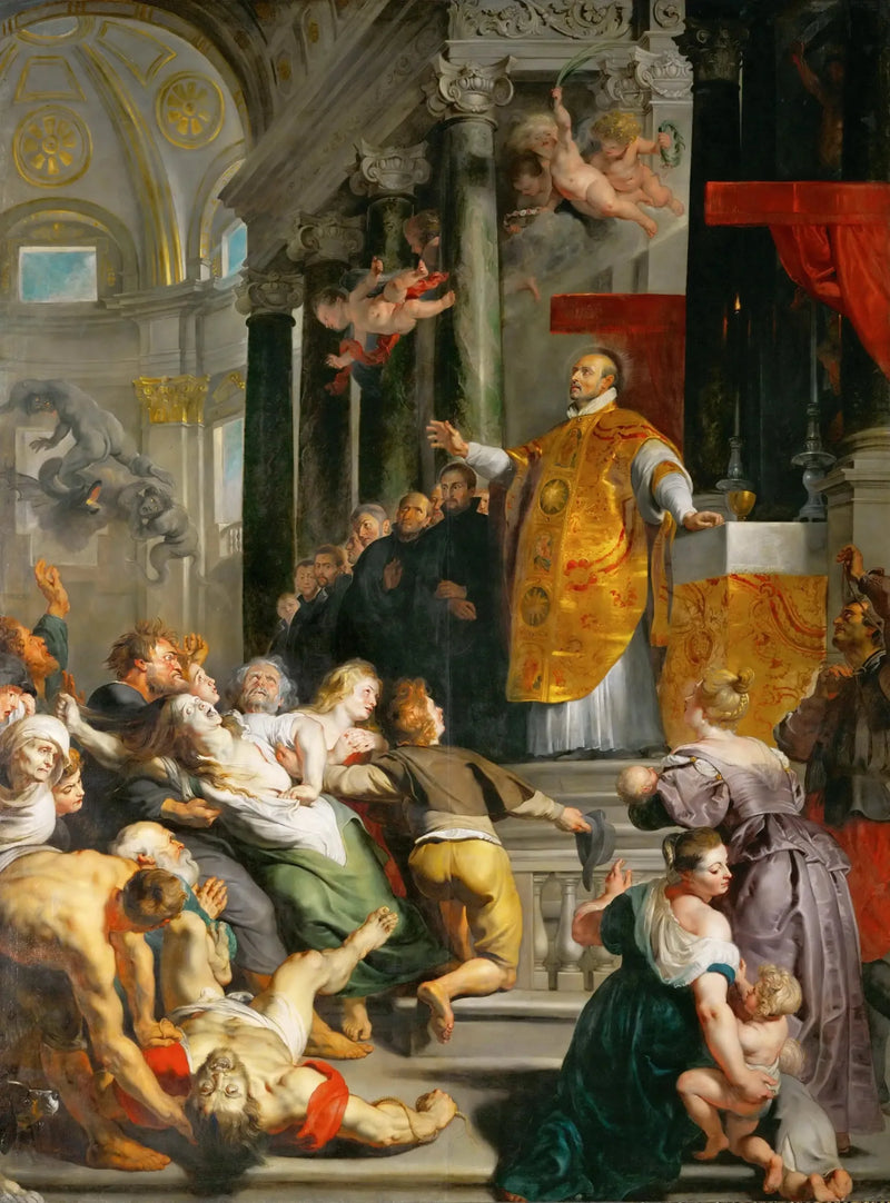 Miraklerne af Saint Ignatius af Loyola - Peter Paul Rubens