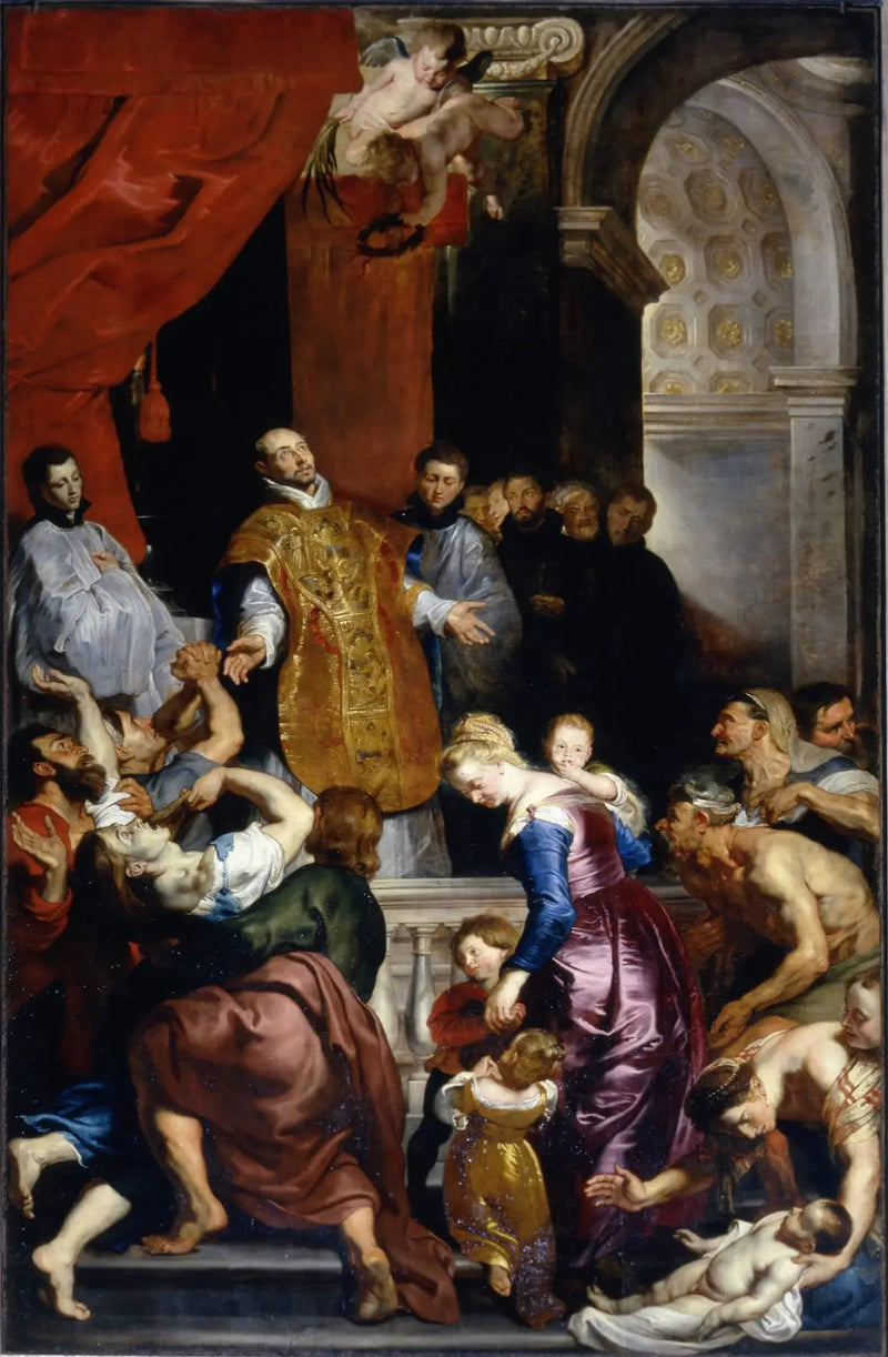 Miraklerne af Saint Ignatius - Peter Paul Rubens