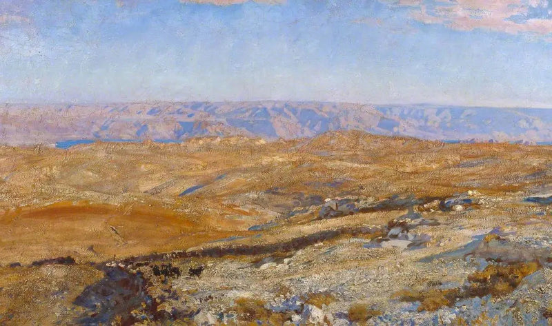 Moab-bjergene - John Singer Sargent