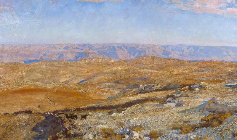 Moab-bjergene - John Singer Sargent