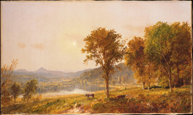 Brimstone-bjergene og Sugar Loaf siden Warwick - Jasper Francis Cropsey