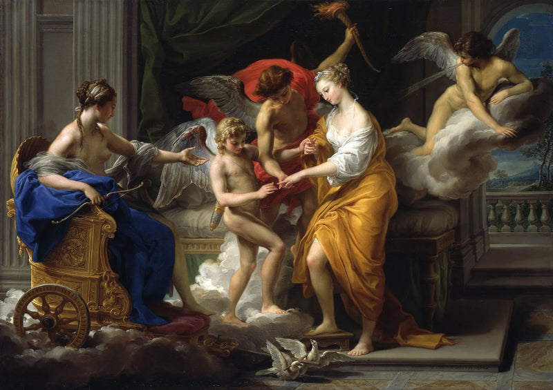 Psykes og Kupidens Bryllup - Pompeo Batoni