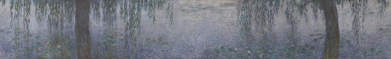 Nymphéerne - Klar Morgen med Piletræer - Claude Monet
