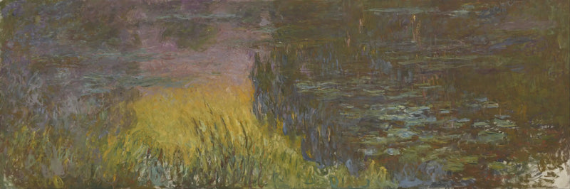 Nymphéas: Solnedgang - Claude Monet