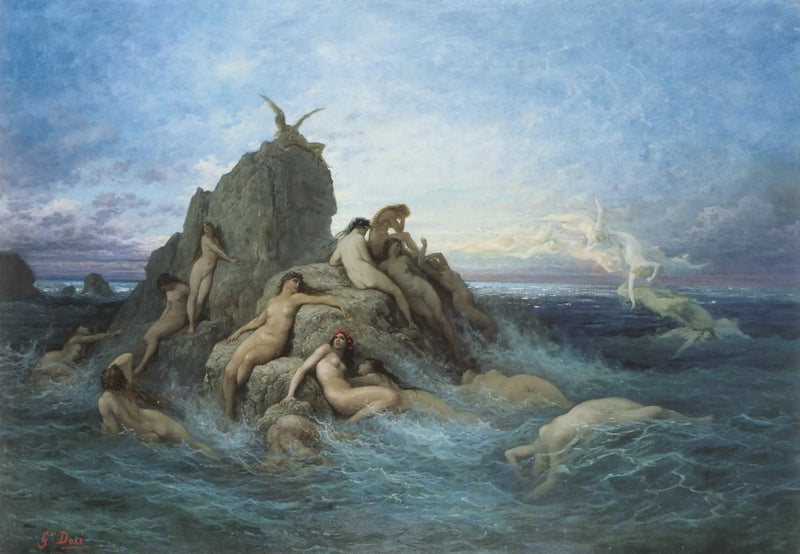 Havfruerne - Gustave Doré