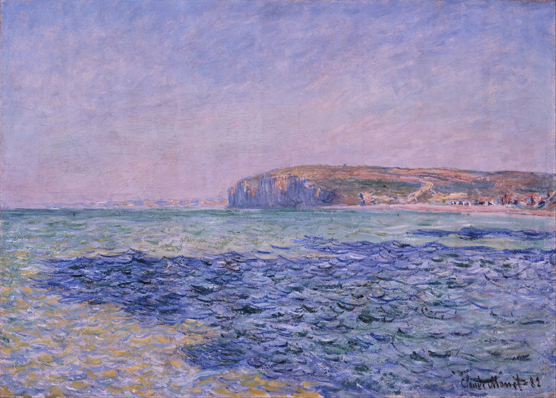 Skyggerne på havet, klipperne ved Pourville - Claude Monet