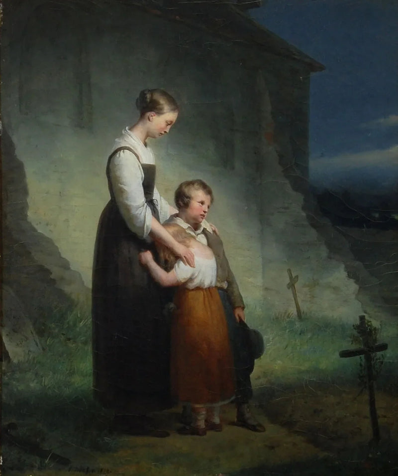 De forældreløse - Ary Scheffer
