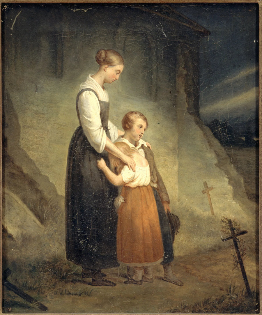De forældreløse - Ary Scheffer