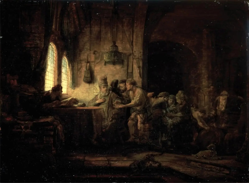 Arbejderne på den ellevte time - Rembrandt