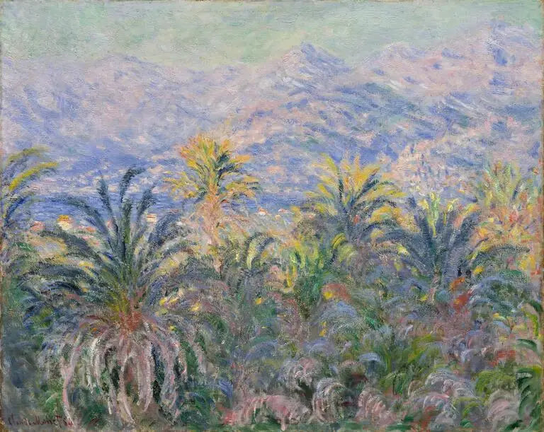 Palmerne i Bordighera - Claude Monet
