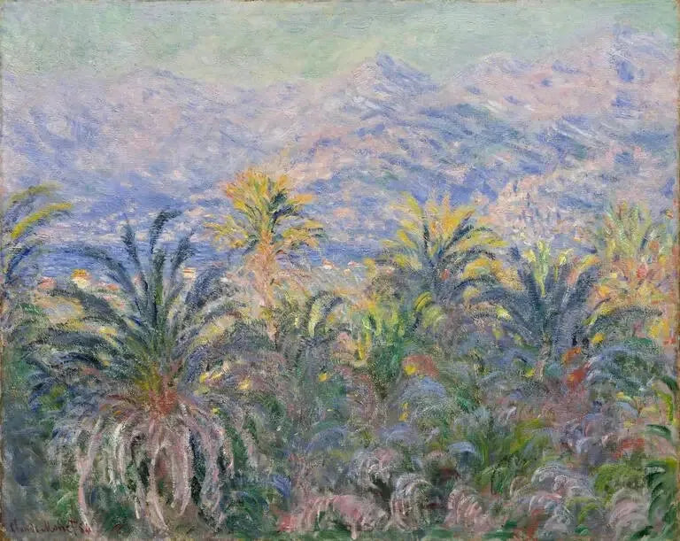 Palmerne i Bordighera - Claude Monet