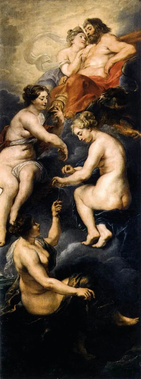 Les Parcs filant la destinée de Marie de Médicis - Peter Paul Rubens