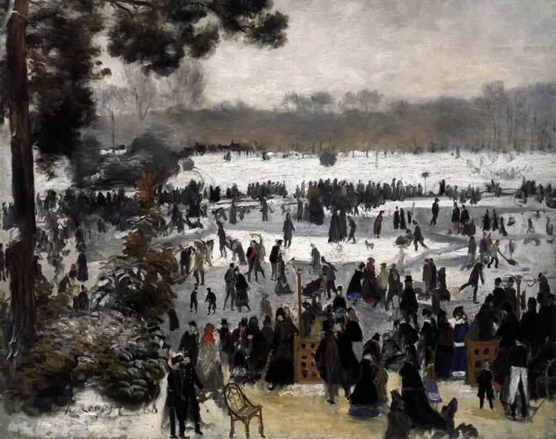 Skaterne i Bois de Boulogne - Pierre-Auguste Renoir