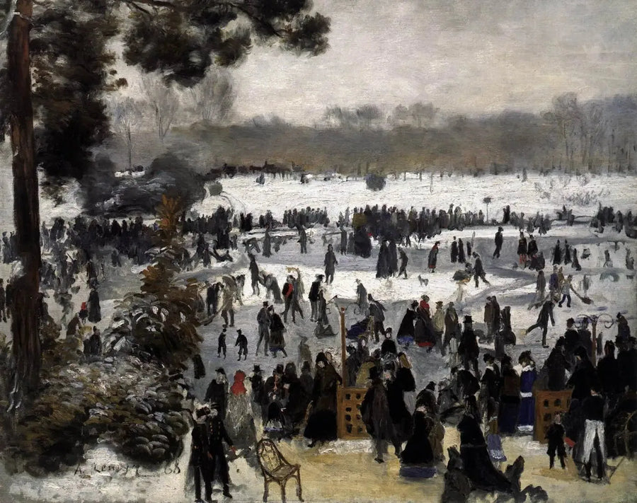 Skaterne i Bois de Boulogne - Pierre-Auguste Renoir