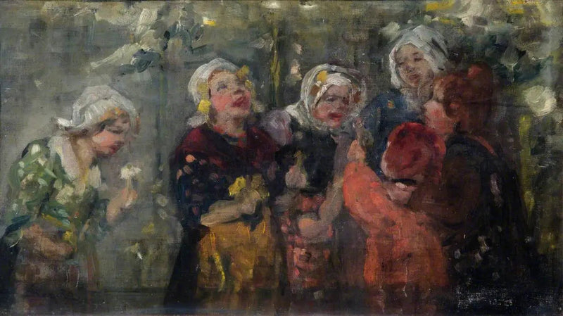 De grinede bønderinder - Pierre-Auguste Renoir