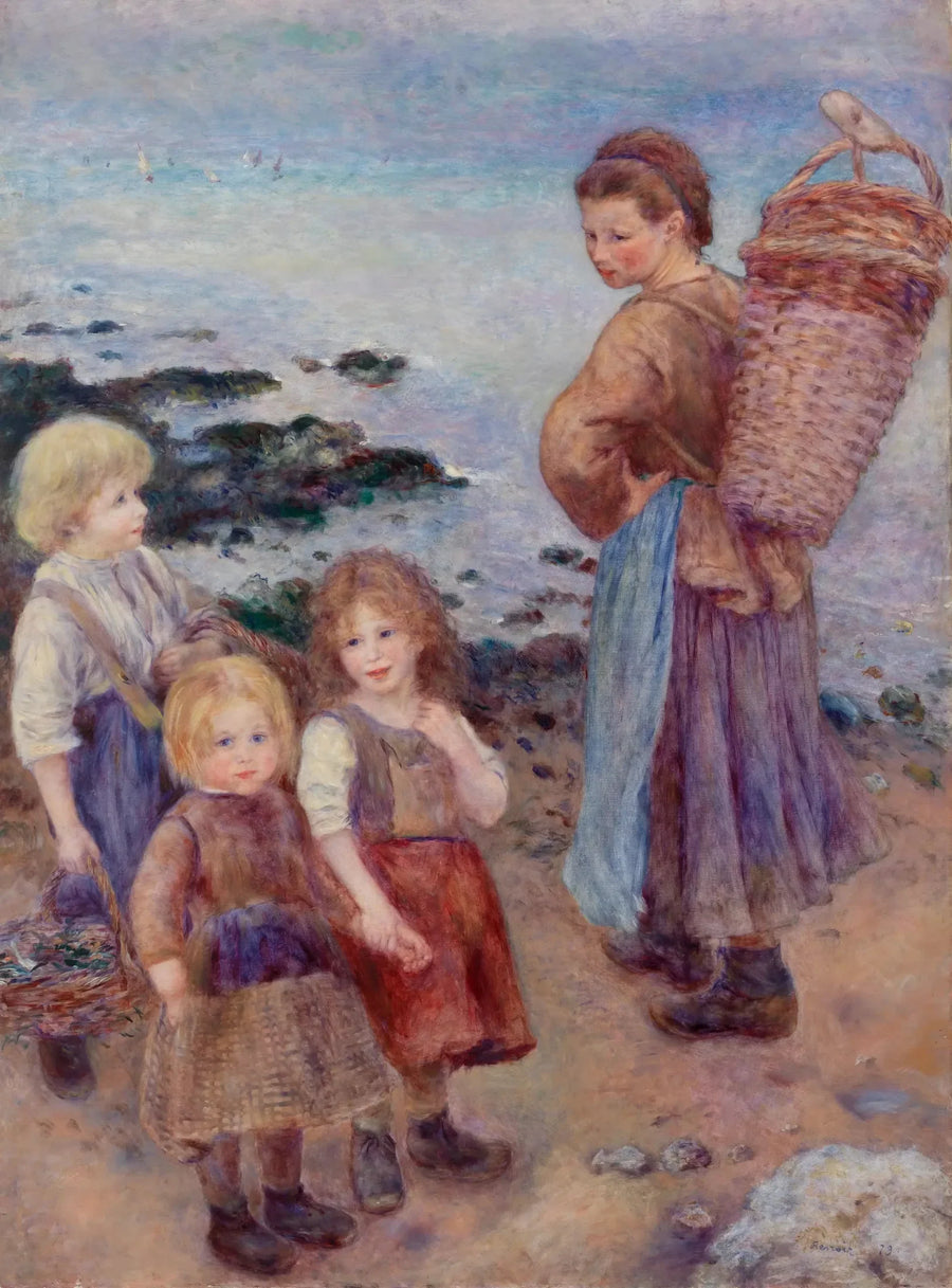Muslingefiskerne i Berneval - Pierre-Auguste Renoir