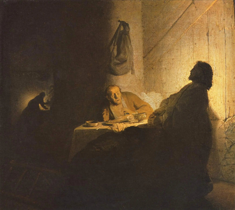 Emmaus Pilgrimme - Rembrandt