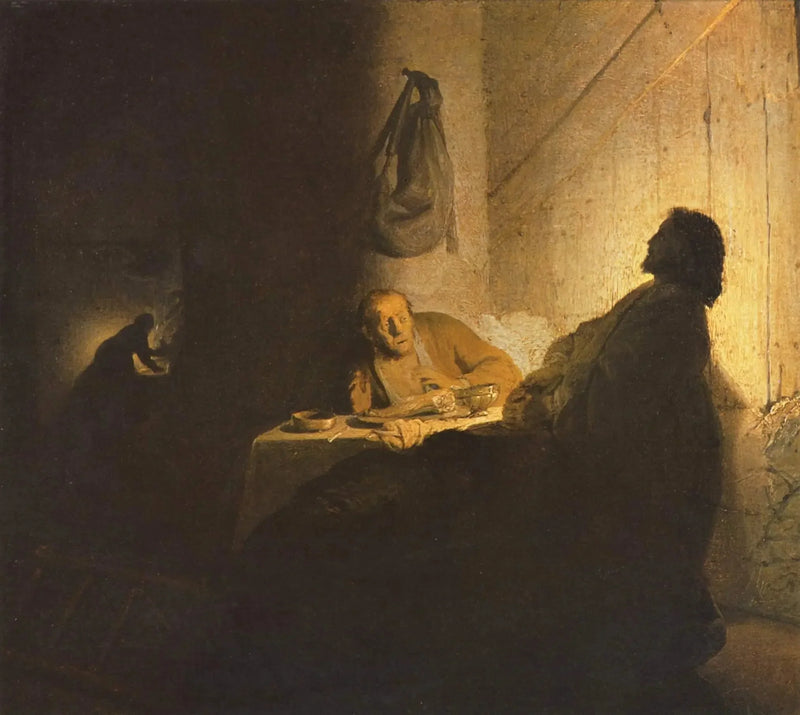 Emmaus Pilgrimme - Rembrandt