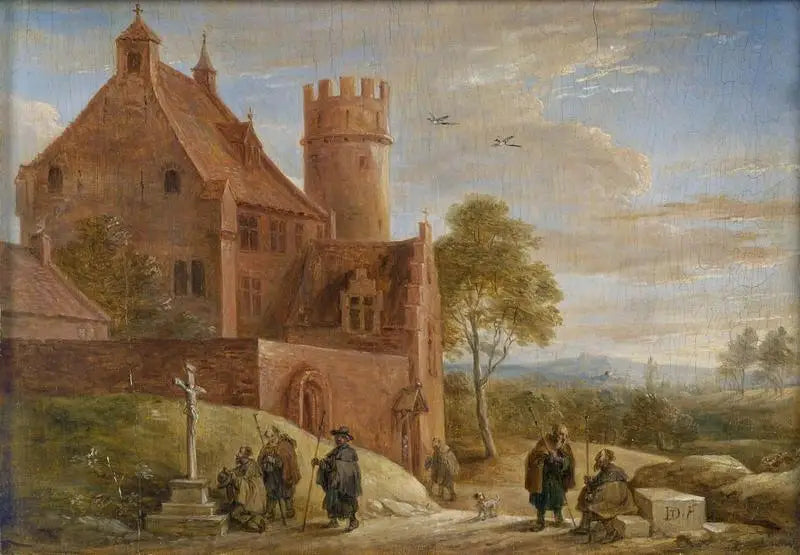 Pilgrimme - David Teniers den Yngre