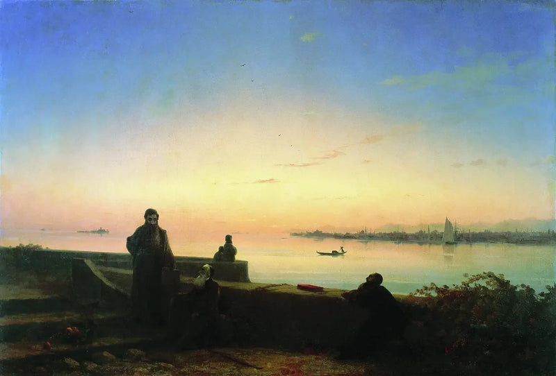Fader Mekhitaristerne på Lazare-øen, Venedig - Ivan Aïvazovski