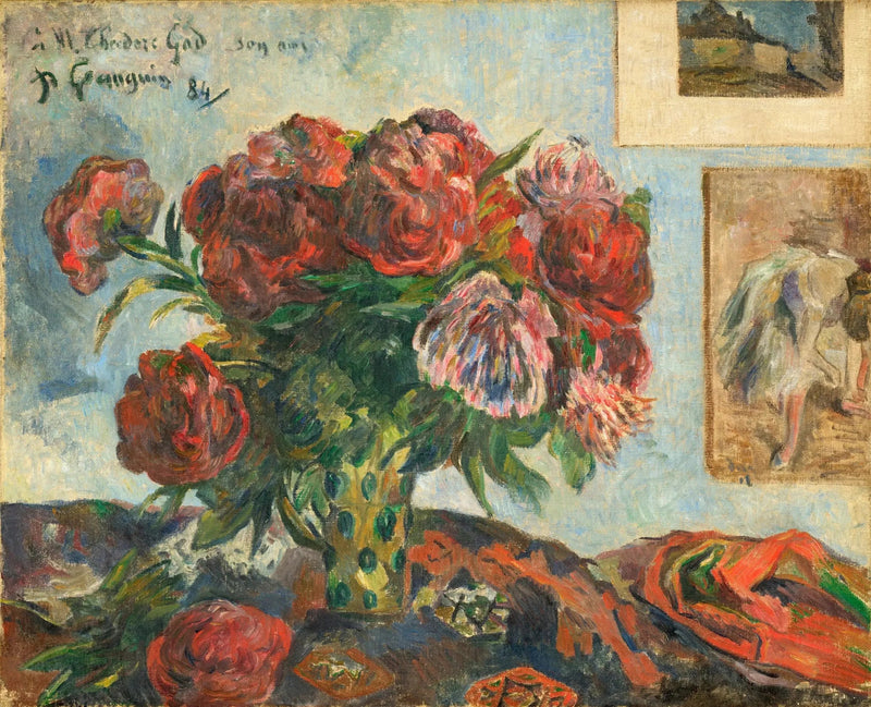 Pæoner I - Paul Gauguin