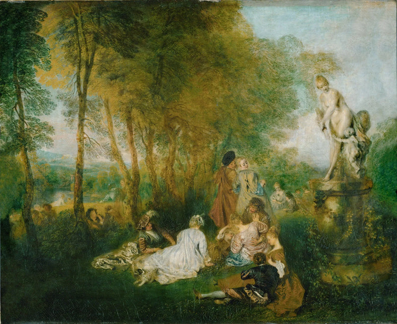 Kærlighedens glæder - Antoine Watteau